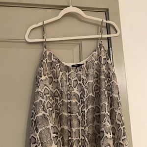 MNG by Mango snakeskin tank top